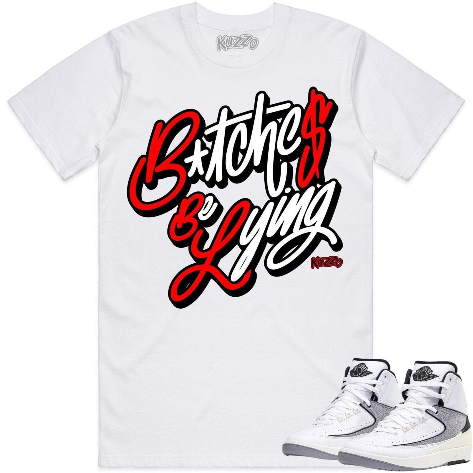 Jordan 2 Python 2s Shirt to Match RED BBL - Etsy