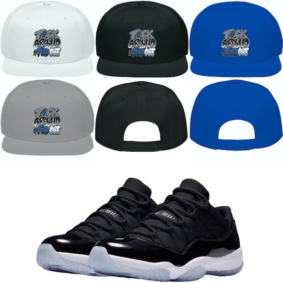 Jordan 11 Low Space Jam 11s Snapback Hat to Match SPACE JAM FCK Etsy