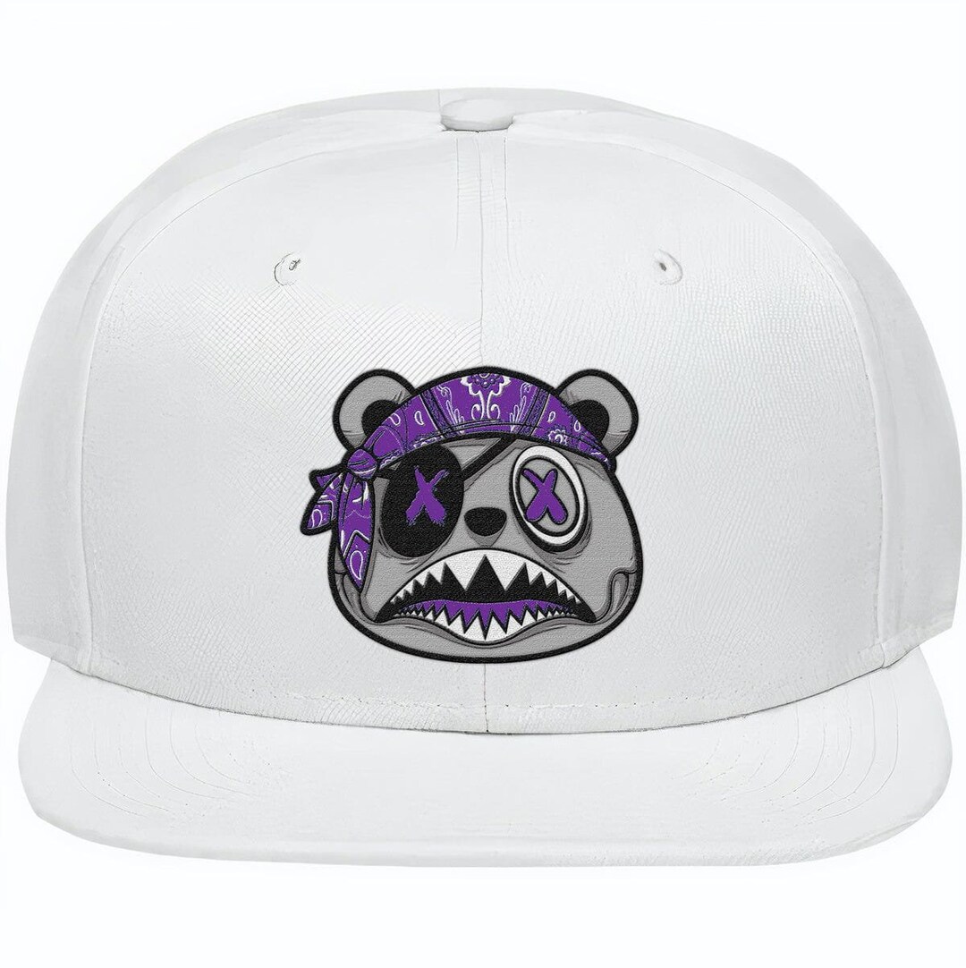 Jordan Field Purple 12s Snapback Hat Purple Pirate Baws - Etsy