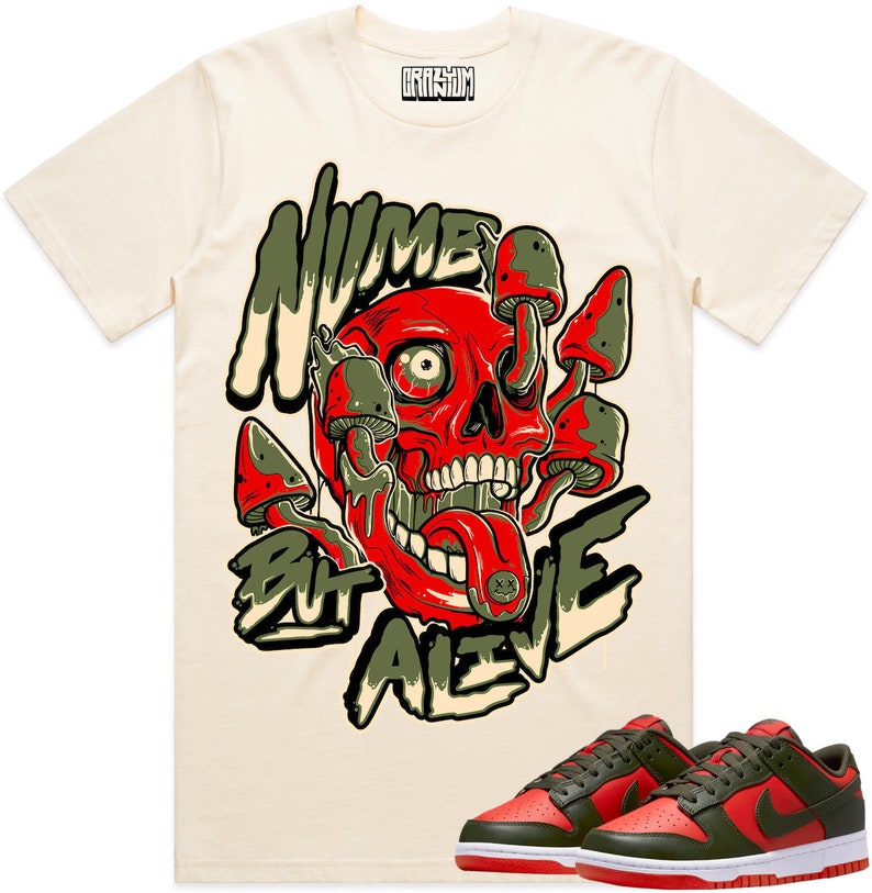 Mystic Red Dunks Shirt to Match Dunks Low Mystic Red Olive Etsy