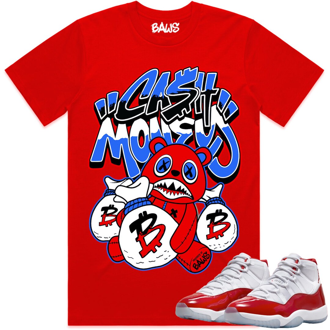 Cherry 11s Shirt to Match Jordan 11 Cherry Shirts Sneaker Etsy
