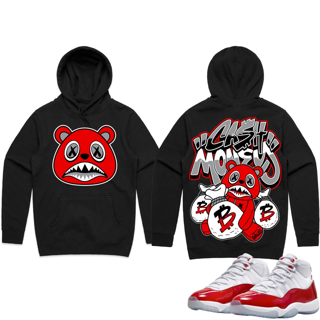 Cherry 11s Hoodie Jordan 11 Cherry 11s Hoodie Cherry 11s Etsy