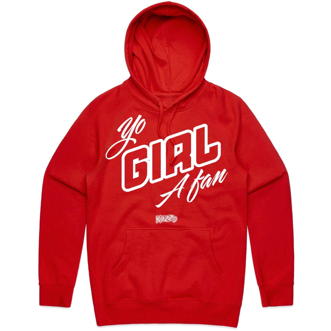 Cherry 11s Hoodie Jordan 11 Cherry Hoodie Yo Girl A Fan Etsy