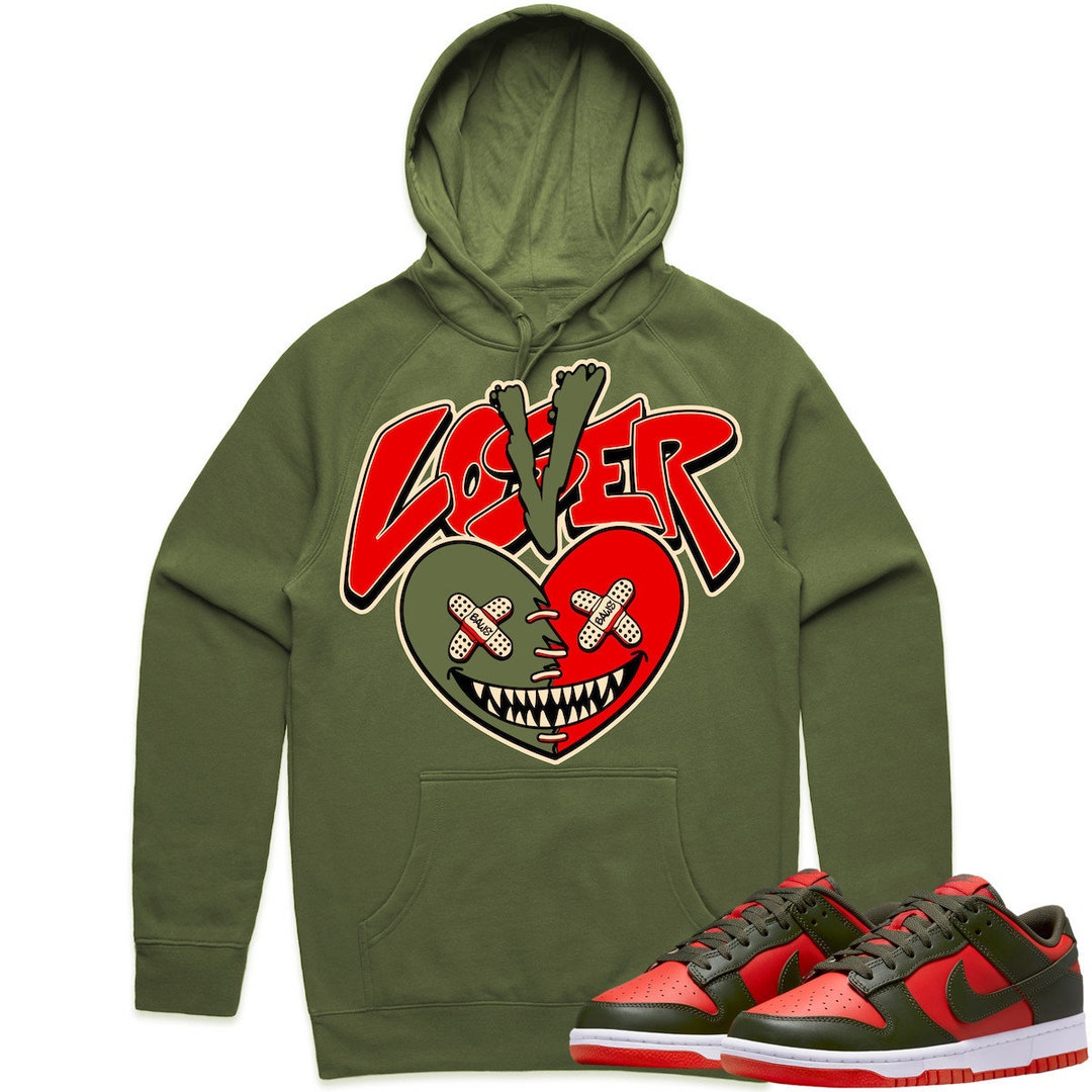Mystic Red Dunks Hoodie to Match Dunks Low Mystic Red Sneaker Tees