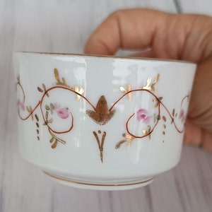 Antike portugiesische Vista Alegre Teetasse - Seltenes Silveirinhas Fine Bone China, Vintage Geschenk für Teeliebhaber, Einzigartige Teetassen