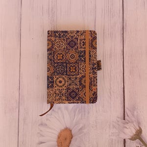 Reseanteckningsbok, Kakeltryck, Kork, Vegansk, Miljövänlig, Portugisisk, Perfekt, Rektangulär Present, Henne, Mamma, Pappa, Kvinnor, Man, Honom, Flicka