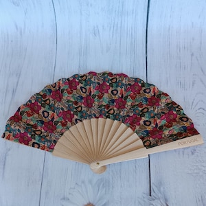 Cork Hand Fan, Portuguese Travel, Vegan Ecofriendly, Gift Ideas, Classic, Romantic,  Sustainability, Women Perfect Summer Decor, Boho Chic