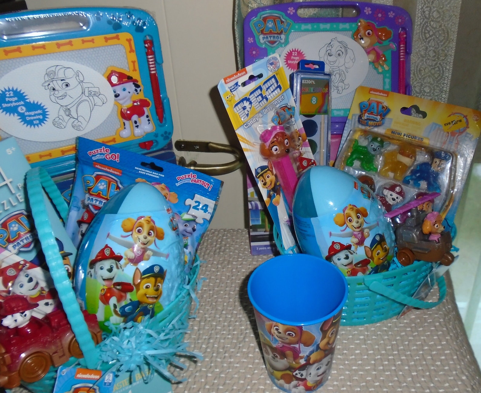 Paw Patrol Themed Easter Baskets Christmas Hanukkah Kids Etsy