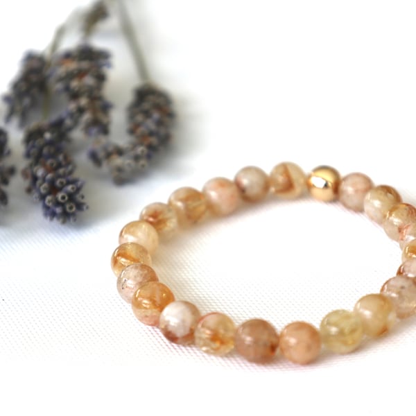 Solar Plexus Chakra Crystal Bracelet/chakra bracelet/citrine bead crystal/Spiritual Meditation Bracelet/spiritual gift/Prosperity Stone/ Joy