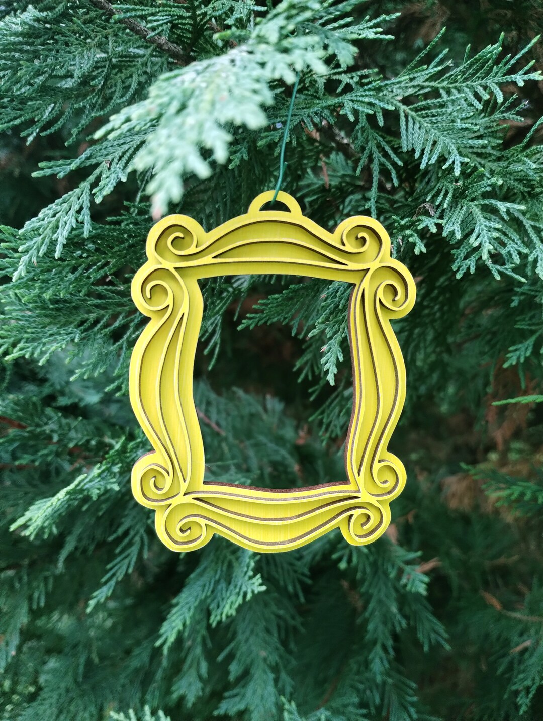 Friends Frame Ornament, Monica's Door Frame, Wooden, Christmas