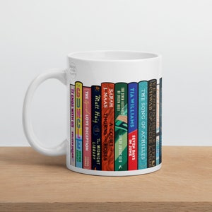 BookTok / Bookstagram Favorites Book Mug, Bookish Mug, Popular Book Spines