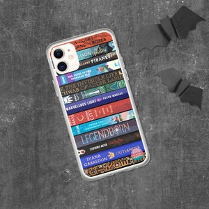 Fantasy Fanatic iPhone Case, Fantasy Book Spines, Bookish Accessory, Book Club Gifts
