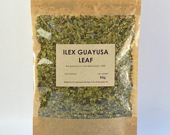 Ilex guayusa dried leaf | natural herbal tea herb with natural caffeine