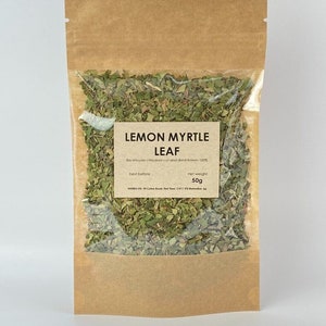 Lemon myrtle leaf | Backhousia citriodora | 100% natural herbal tea