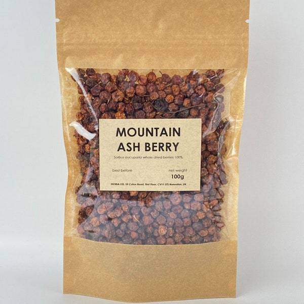 Mountain ash beries | dried rowan berries | Sorbus aucuparia | jarzebina