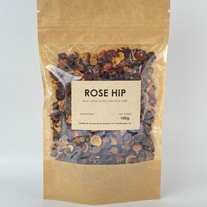 Rosehip shells | dried rose hip fruits cut | rosa canina vit c source 50-200g