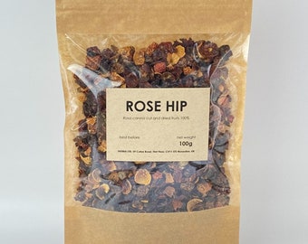 Rosehip shells | dried rose hip fruits cut | rosa canina vit c source 50-200g
