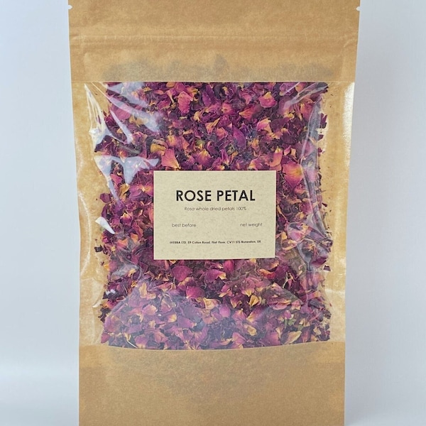 Rose whole dried petals | rosa centifolia | premium quality tea crafts