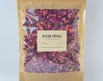 Rose whole dried petals | rosa centifolia | premium quality tea crafts