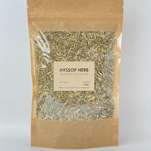 Hyssop herb | Hyssopus officinalis | 100% natural herbal tea hyzop