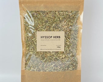 Hyssop herb | Hyssopus officinalis | 100% natural herbal tea hyzop