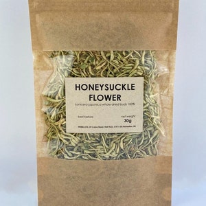 Honeysuckle flower | Lonicera japonica | natural herbal tea buds wiciokrzew