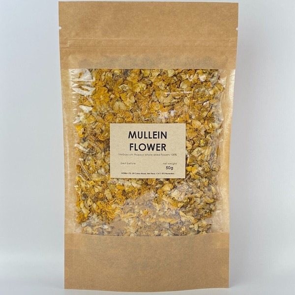 Mullein flower | Verbascum thapsus | 100% natural herbal tea dziewanna