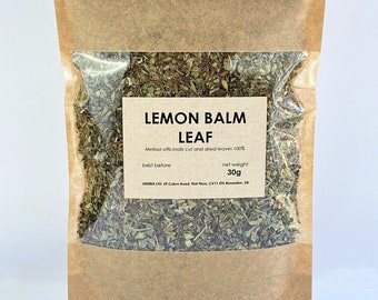 Lemon balm leaf | Melissa officinalis | 100% natural dried herb herbal tea melisa