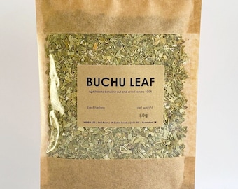 Buchu leaf | Agathosma betulina | 100% natural dried herb herbal tea bukko 50-100g
