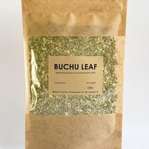 Buchu leaf | Agathosma betulina | 100% natural dried herb herbal tea bukko 50-100g