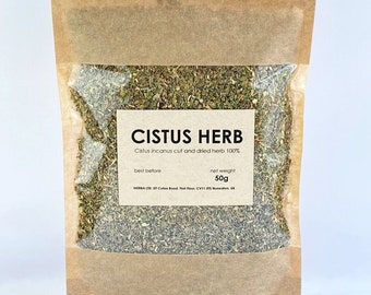 Cistus herb | Cistus incanus | natural detox herbal tea czystek