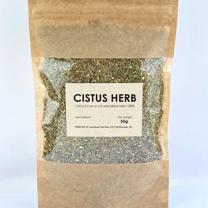 Cistus herb | Cistus incanus | natural detox herbal tea czystek