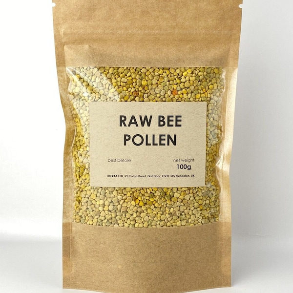 Bee pollen - raw and unprocessed granules superfood & immunity booster