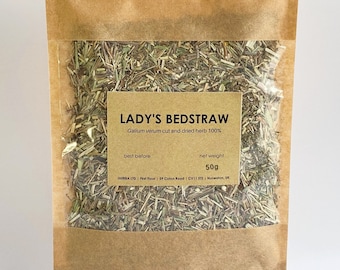 Lady's bedstraw herb | Galium verum | 100% natural herbal tea przytulia wlasciwa