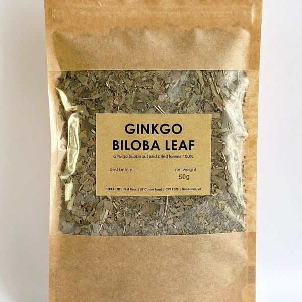 Ginkgo biloba leaf | natural herbal tea brain booster maidenhair tree