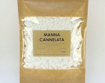 Manna cannelata | 100% pure Sicilian flowering ash (Fraxinus ornus) dried sap