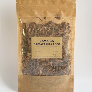 Sarsaparilla root | Smilax officinalis | 100% natural dried true sarsaparilla roots herbal tea 50-100g