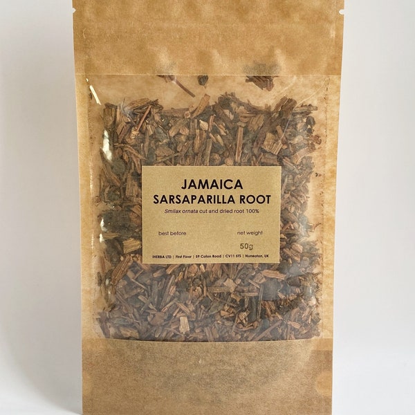 Sarsaparille Wurzel | Smilax officinalis | 100% natürlicher getrockneter echter Sarsaparillawurzeln Kräutertee 50-100g