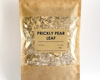 Prickly pear leaf | opuntia ficus-indica | dried leaves herbal tea nopal