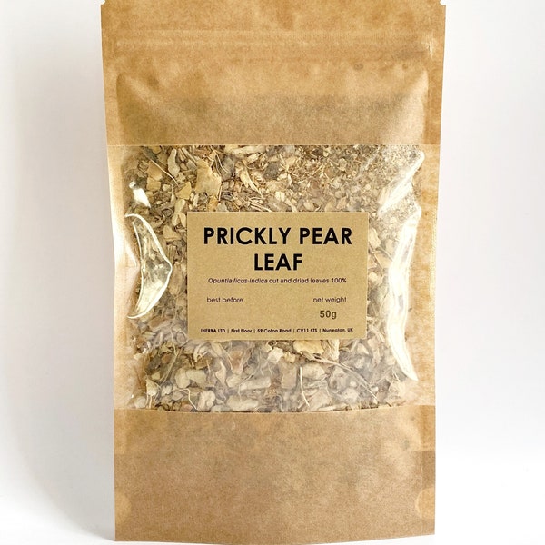 Prickly pear leaf | opuntia ficus-indica | dried leaves herbal tea nopal