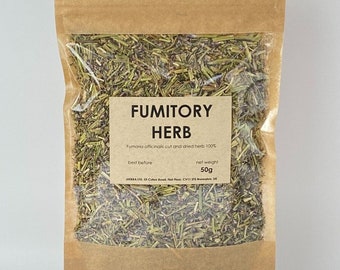 Fumitory herb | Fumaria officinalis | dried leaves herbal tea dymnica