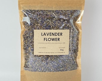 Lavender flower | whole dried buds | Lavandula angustifolia | herbal tea lawenda