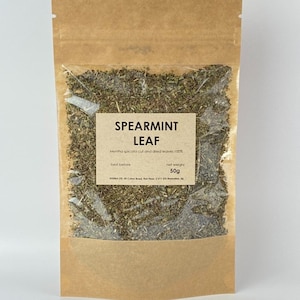 Spearmint leaf | Mentha spicata | natural herbal tea mint mieta lisc