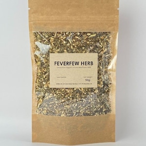 Feverfew herb | Tanacetum parthenium | 100% natural herbal tea zlocien maruna