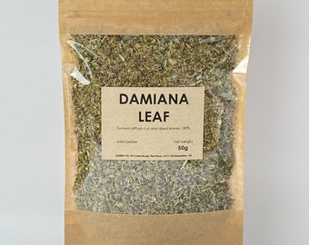 Damiana leaf | Turnera diffusa | natural dried herb herbal tea