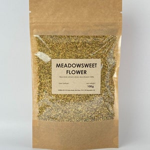 Meadowsweet flower | Filipendula ulmaria | natural herbal tea wiazowka kwiat
