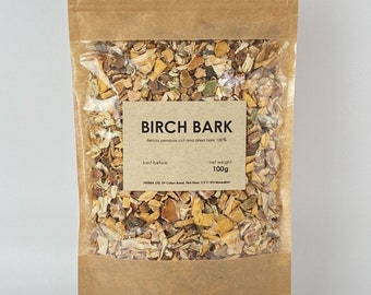 Birch dried bark | Betula pendula | 100% natural herbal tea herb brzoza kora