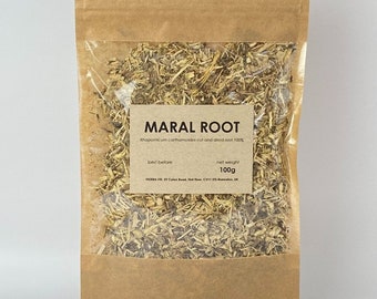 Maral root | Rhaponticum carthamoides | adaptogenic strength herb tea leuzea