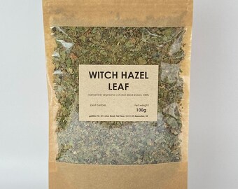 Witch hazel leaf | Hamamelis virginiana | dried leaves herb