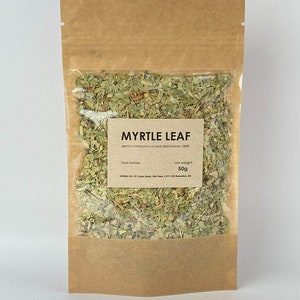 Myrtle leaf | Myrtus communis | dried leaves herb herbal tea mirt